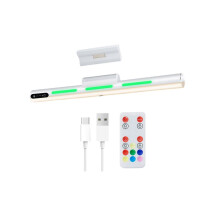 Magnetische lamp met aanraakbediening, instelbare kleur, helderheid en hoek, make-uplamp, RGB-sfeerlamp,
