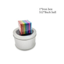 (3 mm 512 stuks) Of 3 mm 5 mm blokken Buck Ball Educatief Speelgoed Magnetisch Decompressie Puzzel Speelgoed