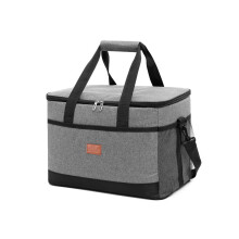 (Grijs) Geïsoleerde koeltas voor kamperen/barbecueën - Groot 30L