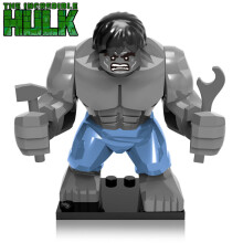 (Grijze Hulk) Superhelden grote speelgoed actie minifiguren, geschikt voor Lego