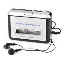 Draagbare cassettespeler/cassetteband naar MP3/CD-audio-omzetter USB