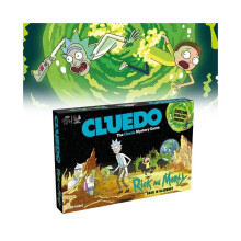Morty und Rick Cluedo Mystery Brettspielkarten Spielzeug Familienparty Requisiten Geschenk Spaß
