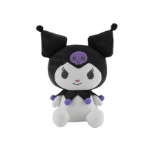 (Lila) 25 cm großes Kuromi-Plüschtier, Stoffpuppe, Cartoon-Figur, Geschenk für Kinder