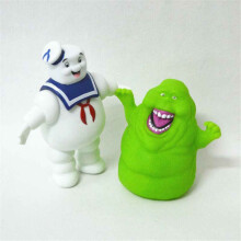 Marshmallow Man + Slimer Groene Geest Ghostbusters Actiefiguur Kinderspeelgoed Pop