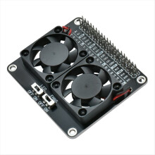 RPI Dual Cooling Fan Shield uitbreidingskaart voor Raspberry Pi 5B/4B