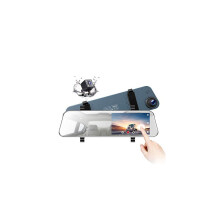 Spiegel dashcam, achteruitrijcamera 5" LCD-achteruitkijkspiegelcamera ultradun touchscreen Full HD 1080P