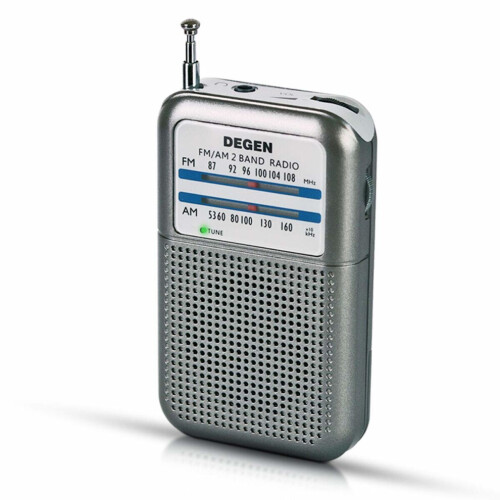 Prunus draagbare mini FM/AM transistorradio