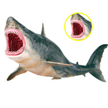 Megalodon-hahmo, muinainen hai, PVC-mallilelulahja