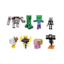 Minecraft Mini Figuurit Rakennuspalikat Lelut Pelihahmo Figuuri 8kpl Setti Sopii Lego