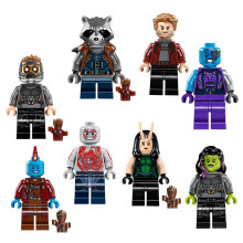 Guardians of the Galaxy Star Hero Minifiguren Set: Yondu & Drax Bouwblokfiguren