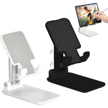 Guador Verstellbare Tablet-/Handyhalterung, faltbar, höhenverstellbar, universelle tragbare Desktop-