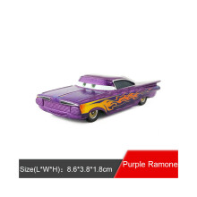 (Paarse Ramone) Pixar Cars Mini PVC Actiefiguur Model Speelgoed