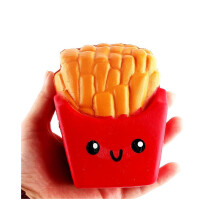 (Willekeurige Franse Frietjes) Zachte, schattige Franse Frietjes van 12 cm met roomgeur, knijpbaar en