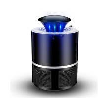 Elektrische muggenverdelger met LED-lamp, elektrische insectenval, vliegenvanger voor kamperen en binnengebruik