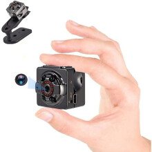 Mini verborgen spionagecamera's, kleine draadloze bewakingscamera voor thuis met 1080p HD-resolutie,