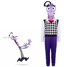 (150 cm) Inside Out 2 Fear Cosplay Kostuum Jurk Jumpsuit voor Anime Personage Fans Rollenspel