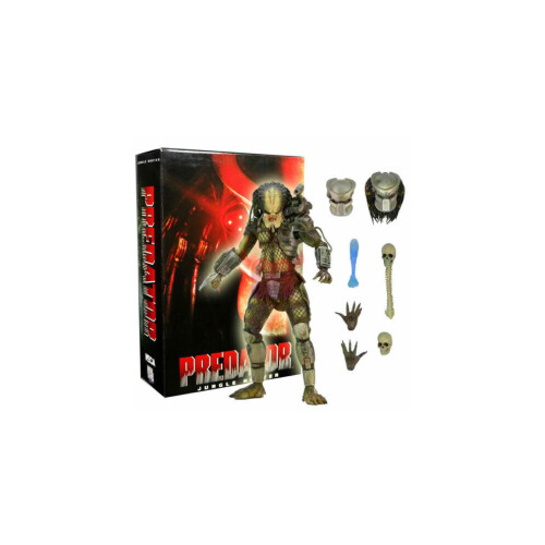 NECA Predator Jungle Hunter Ultimate 7" 1:12 lelutoimintahahmo Deluxe NIB