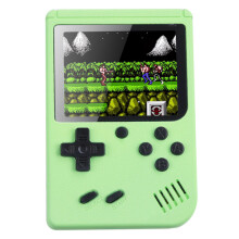 (Vihreä) Kädessä pidettävät pelikonsolit, Sisäänrakennetut 500 Klassista Peliä, Kannettava Gameboy 3