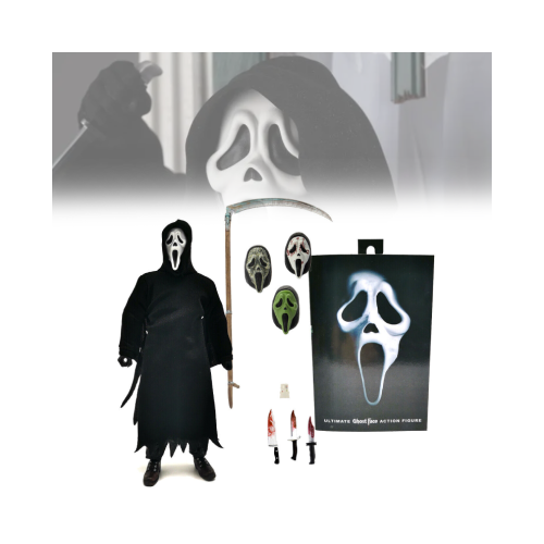 Neca Premium Scream Ghostface Ghost Face Ultimate 7 inch actiefiguur model speelgoed