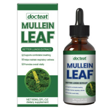 Mullein-lehtiuutetipat keuhkojen terveydelle - 60 ml keuhkojen puhdistusta ja liman lievitystä
