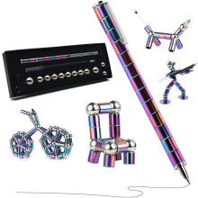 Fidgetpen Decompressie Styluspen Metalen Modulaire Magnetische Pen Speelgoed DIY
