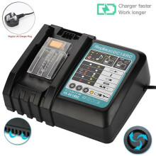 Für Makita Akku 18V 5Ah BL1860B BL1850B Schnellladegerät DC18RC