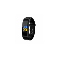 Slimme smartwatch met hartslag- en bloeddrukmeter en fitnessarmband.