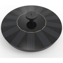 Free Standing Solar Fountain Pump 1.4W Bird Bath Fountain Pump for Garden and Patio