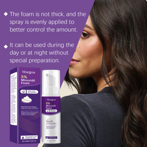 5 pulloa Hoegoa Minoxidil -vaahtoa 2