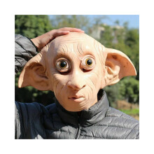 Halloween-naamio cosplay Dobby-tontun lateksi-naamio eläintyylinen karnevaalipuku