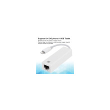 Adaptateur de câble réseau filaire Ethernet LAN RJ45 pour iPhone (iPhone)