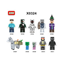 (X0324(10 stuks)) Minecraft My World Series Minifiguren passen bij Lego Bouw- en Constructiespeelgoed