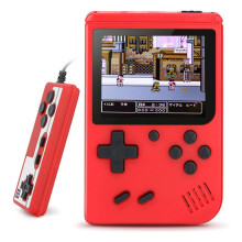 Kädessä pidettävä retro-videopelikonsoli Game Boy -sisäänrakennettu 400 klassista peliä lapsille -lahja