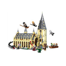 Harry Potter Tylypahkan linnan suuren salin lelu, lahjaidea velhomaailman fanille, rakennussarja lapsille