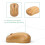 2.4G Wireless Bamboo Pc Computer Keyboard And Mouse Combo 4