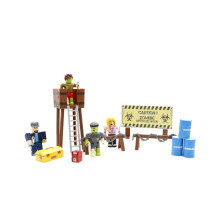 (Zombie Attack-Opp Pakket) Nieuw Roblox-spel Figma Zombie Raids Block doll Zeemeermin Speelset Actiefiguur