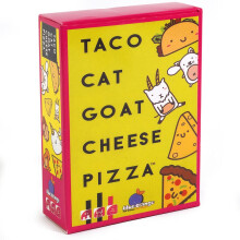 (5) Taco Cat -vuohenjuustopizza | Korttipeli | Ikä 8+ | 2–8 pelaajaa | Peliaika 10–30 minuuttia