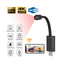 Draadloze wifi-beveiligingscamera met Full HD 1080P-lens, USB-poorten en nachtzicht.