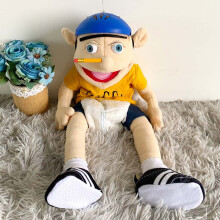 Peli Jeffy Pehmo Cosplay Lelu 58cm Jeffy Hat Käsinukke Täytetty Nukke