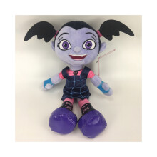 (Tyttö-25CM) Disney Vampire Girl Vampirina Wolfie Dog Lapsi Söpö Pehmeä Pehmolelu Lahja Uusi