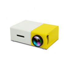 YG300A 1080P 80 tuuman miniprojektori - KELTAINEN