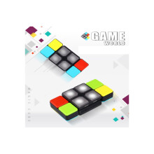 LED Muziek Magische Kubus Puzzel Flip Slide Multiplayer Elektronisch Spel Kinderspeelgoed
