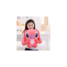 (Vaaleanpunainen, 35 cm) 48 CM Kawaii Stitch Pitkät korvat Pehmolelut Disney söpöt nuket Pehmeät tyynyt