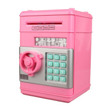 (roze) Spaarpot voor kinderen van 3-12 jaar, elektronische geldautomaat, spaarpot voor kinderen, jongens