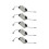 5x 12-18W 86-265V LED-vermogensdriver 1