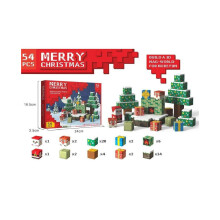 (Punainen) Minecraft Lumi Jää Viidakko Joulu Sarja Magneettinen Kuutioleikkipalikat Rakennus