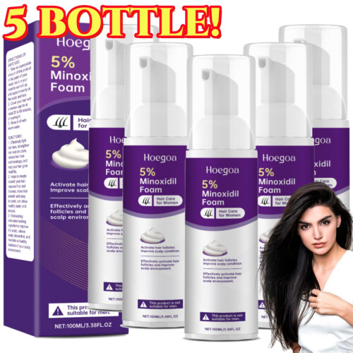 5 pulloa Hoegoa Minoxidil -vaahtoa