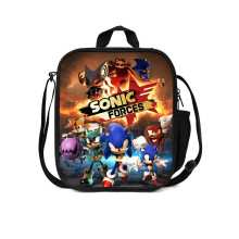 (6) Sonic geïsoleerde lunchtas school buiten lunchbox
