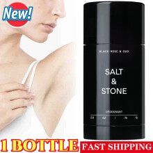 Salt & Stone Antitranspirant-Deodorant mit schwarzer Rose und Oud, für Männer und Frauen