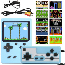 Kädessä pidettävä retropelikonsoli Game Boy -pelikonsolille, sisäänrakennettu 500 klassista peliä, lasten